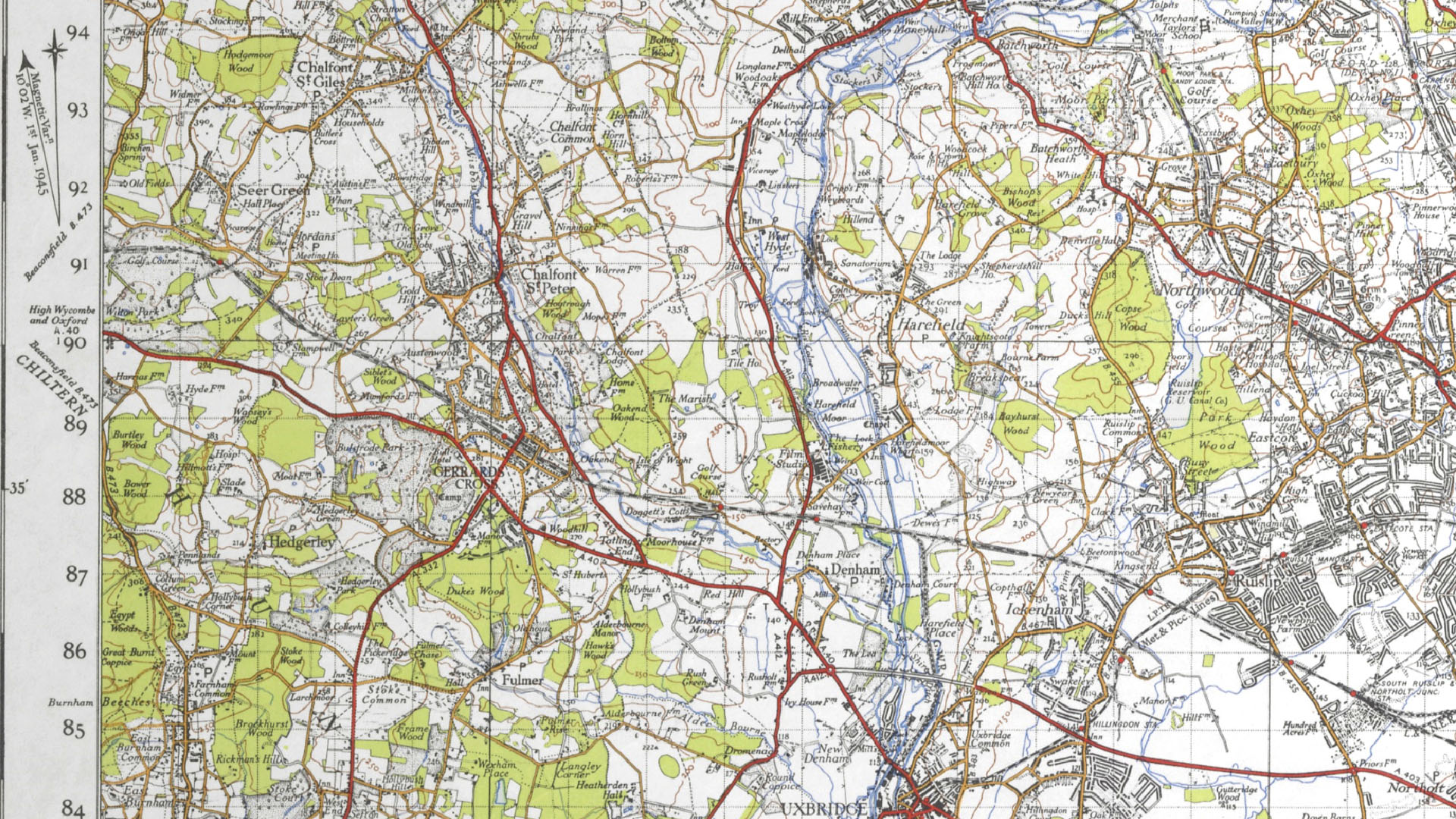 OS Map 1945